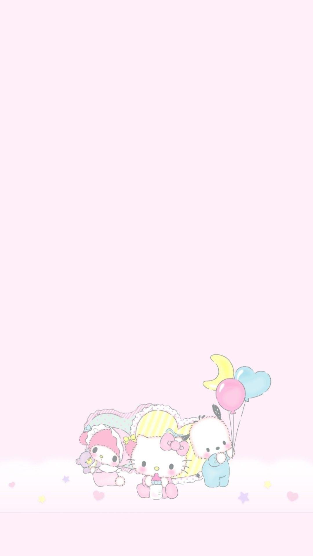 1080x1920 My Melody iPhone Wallpaper