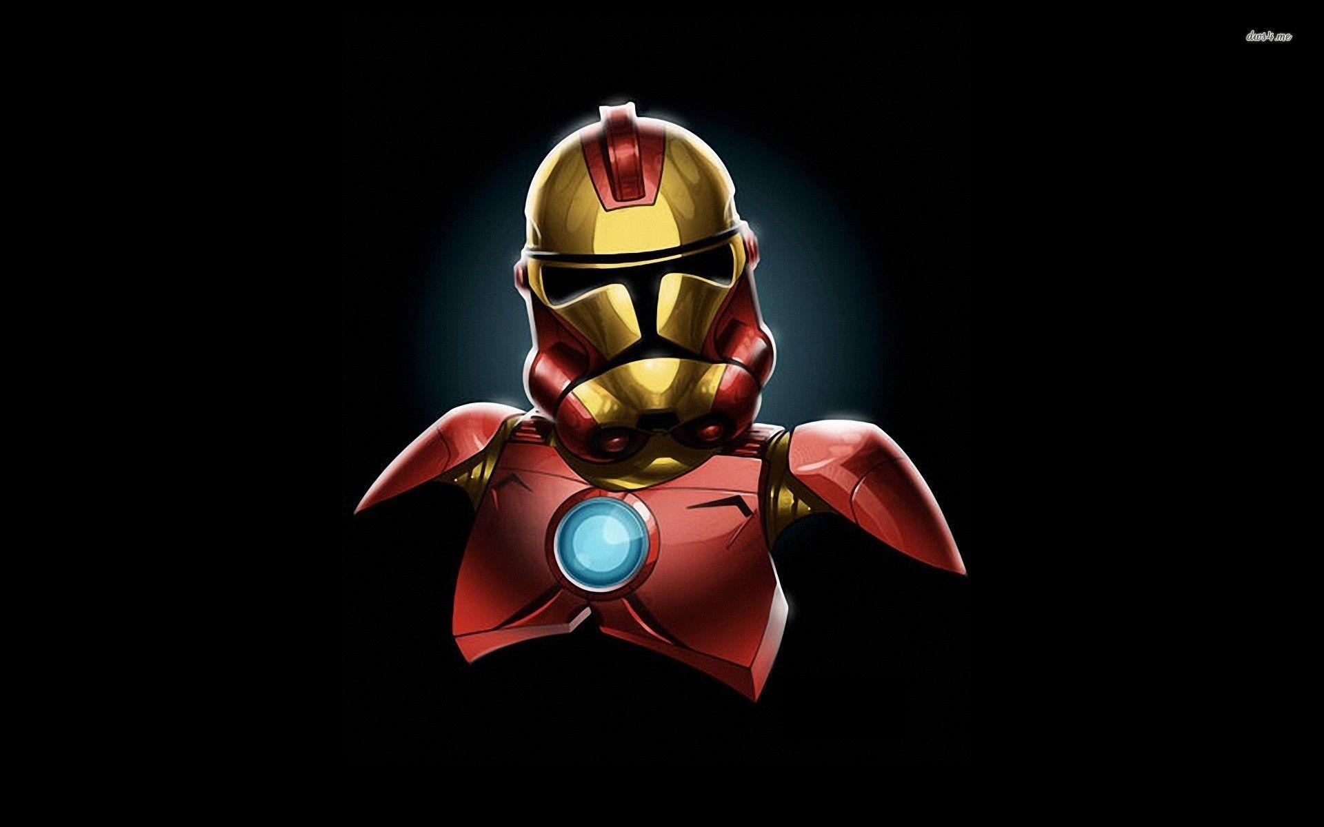 1920x1200 Iron man stormtrooper wallpaper. Wallpaper Wide HD