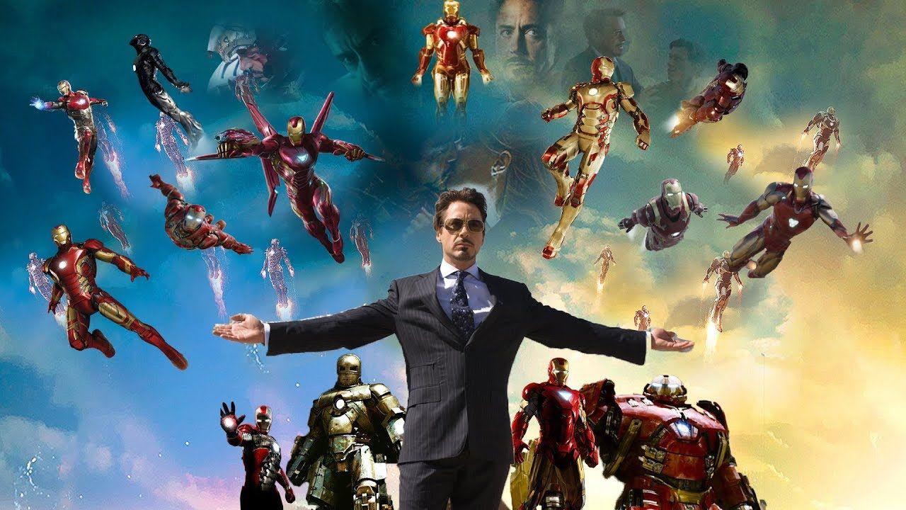 1280x720 All Ironman Suit Ups (2008 2019) In 4K