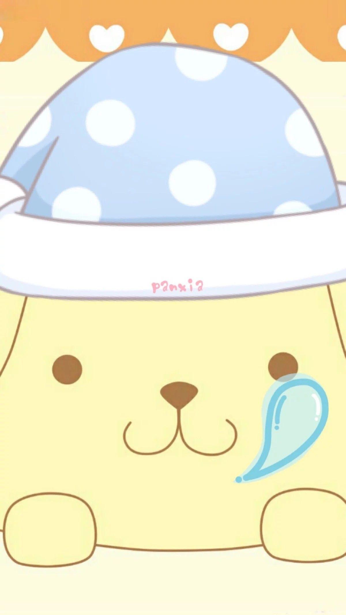 1200x2130 Sanrio Pom Pom Purin and Macaron Wallpaper background picture