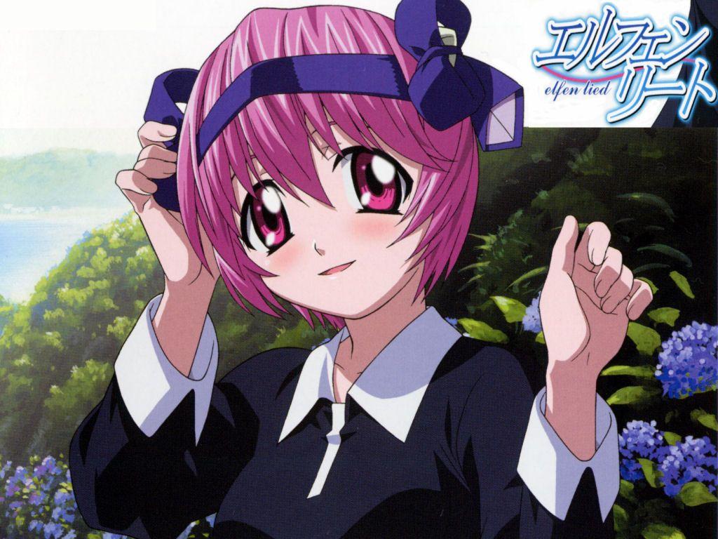 1024x768 Psychological Anime Manga Image Elfen Lied HD Wallpaper