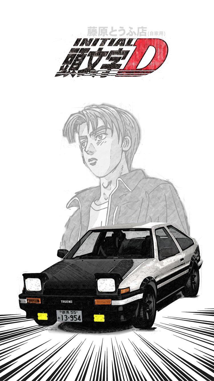 750x1334 Initial D Wallpaper D Wallpaper iPhone Wallpaper & Background Download