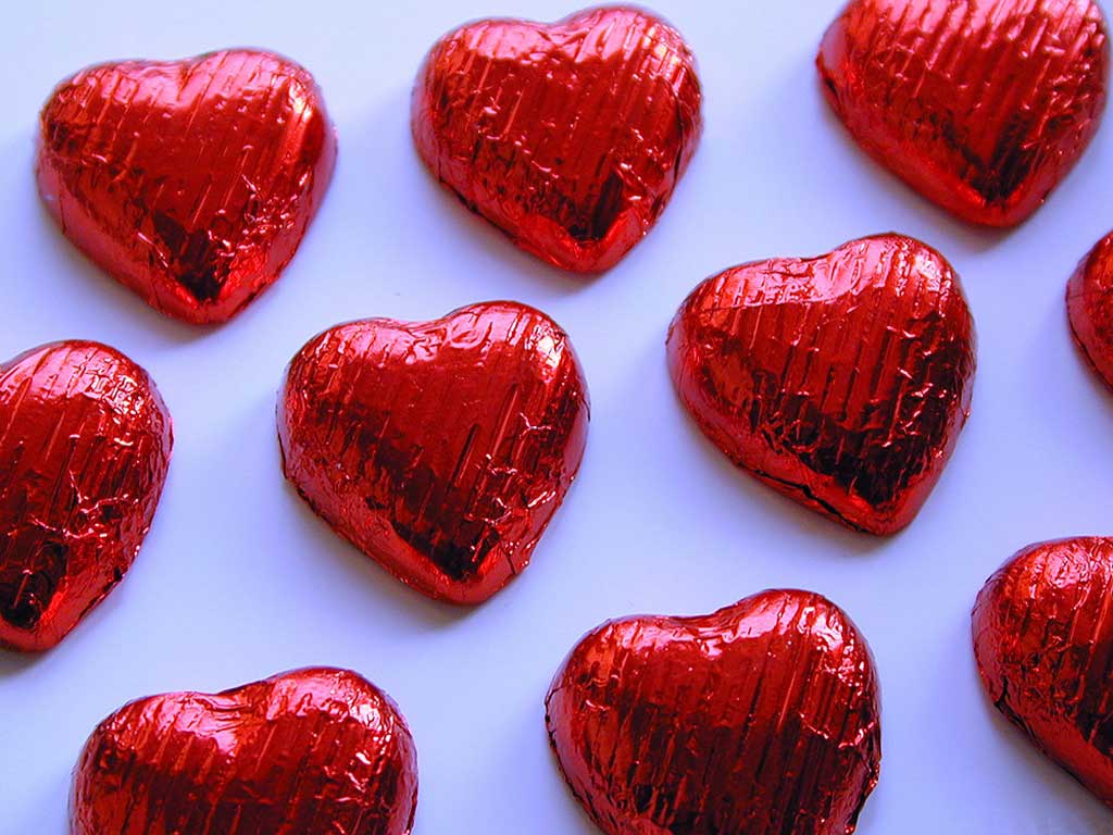 1024x768 Free download Red Chocolate Hearts Happy Valentines Day Laptop Wallpaper Background [1024x768] for your Desktop, Mobile & Tablet. Explore Valentine's Day Candy Wallpaper. Free Valentine Wallpaper, Free Valentine Wallpaper