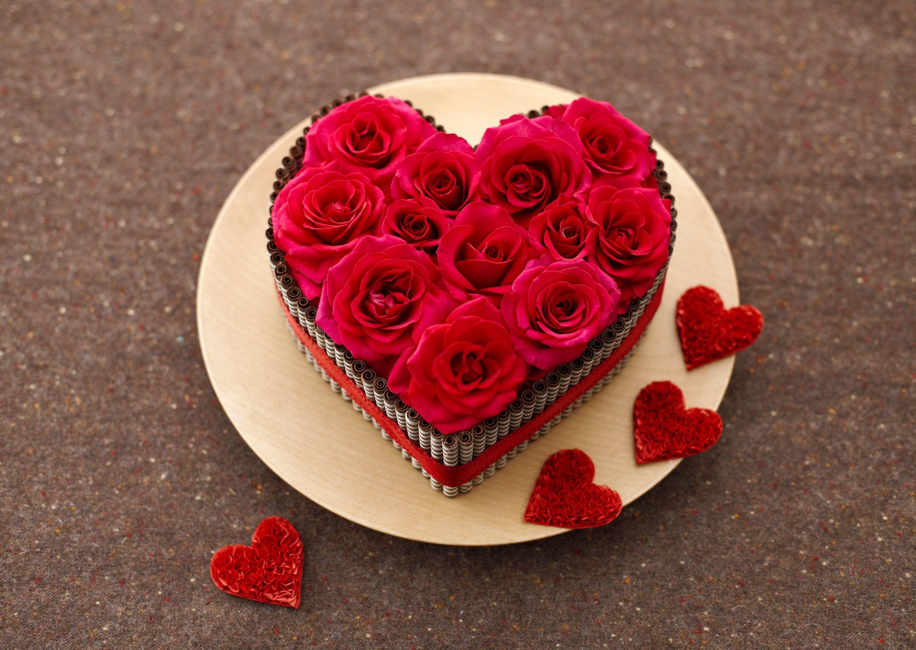 2950x2094 roses, Gifts, Red, Heart, Flowers, Valentines, Valintine, Mood Wallpaper HD / Desktop and Mobile Background