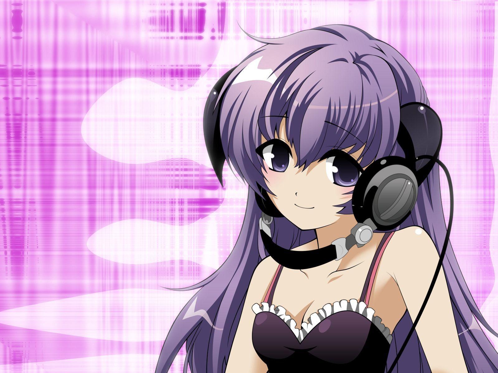 1600x1200 Anime Girl DJ Wallpaper