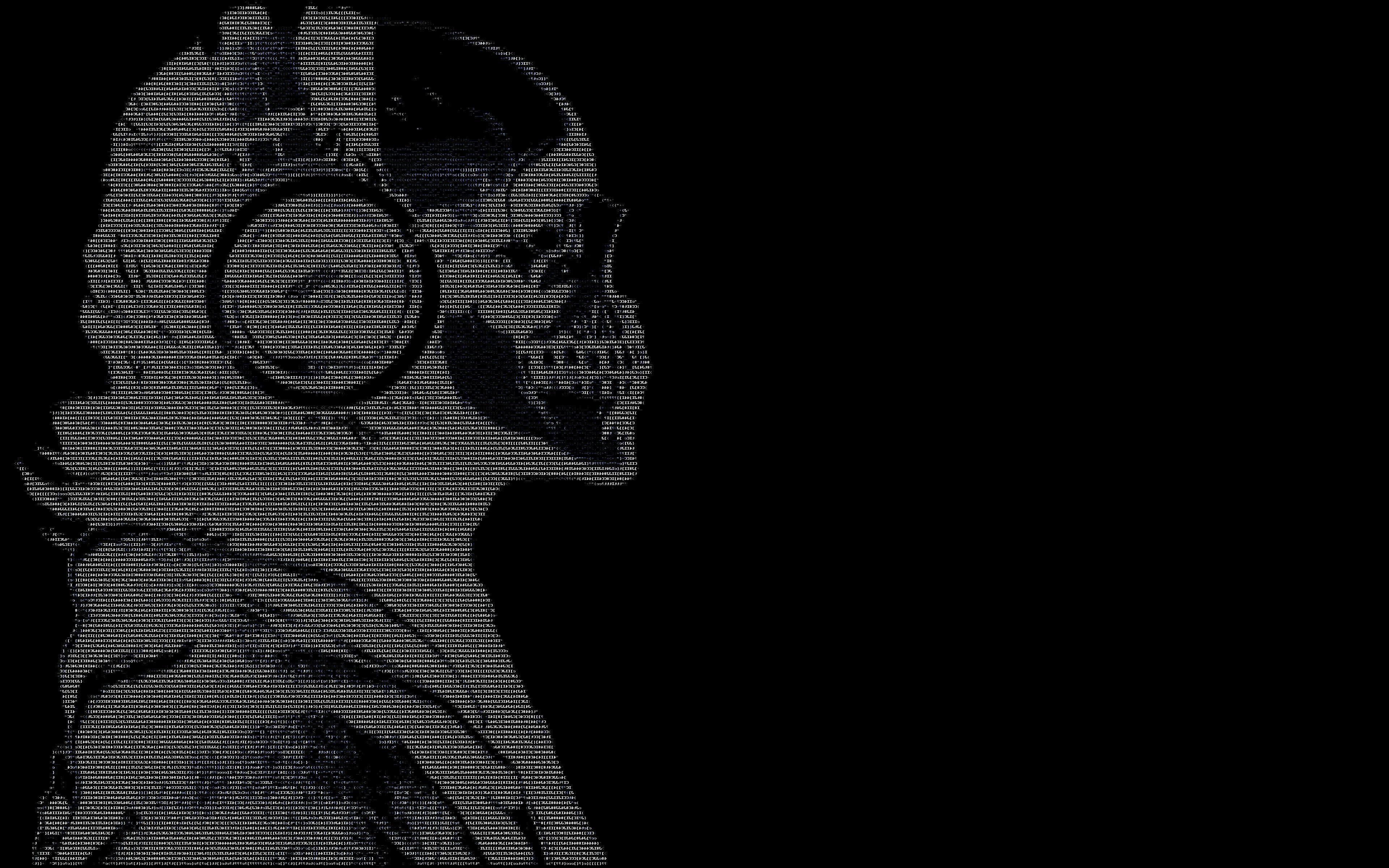 3840x2400 Headphones skulls black dark text ascii hackers guy wallpaperx2400