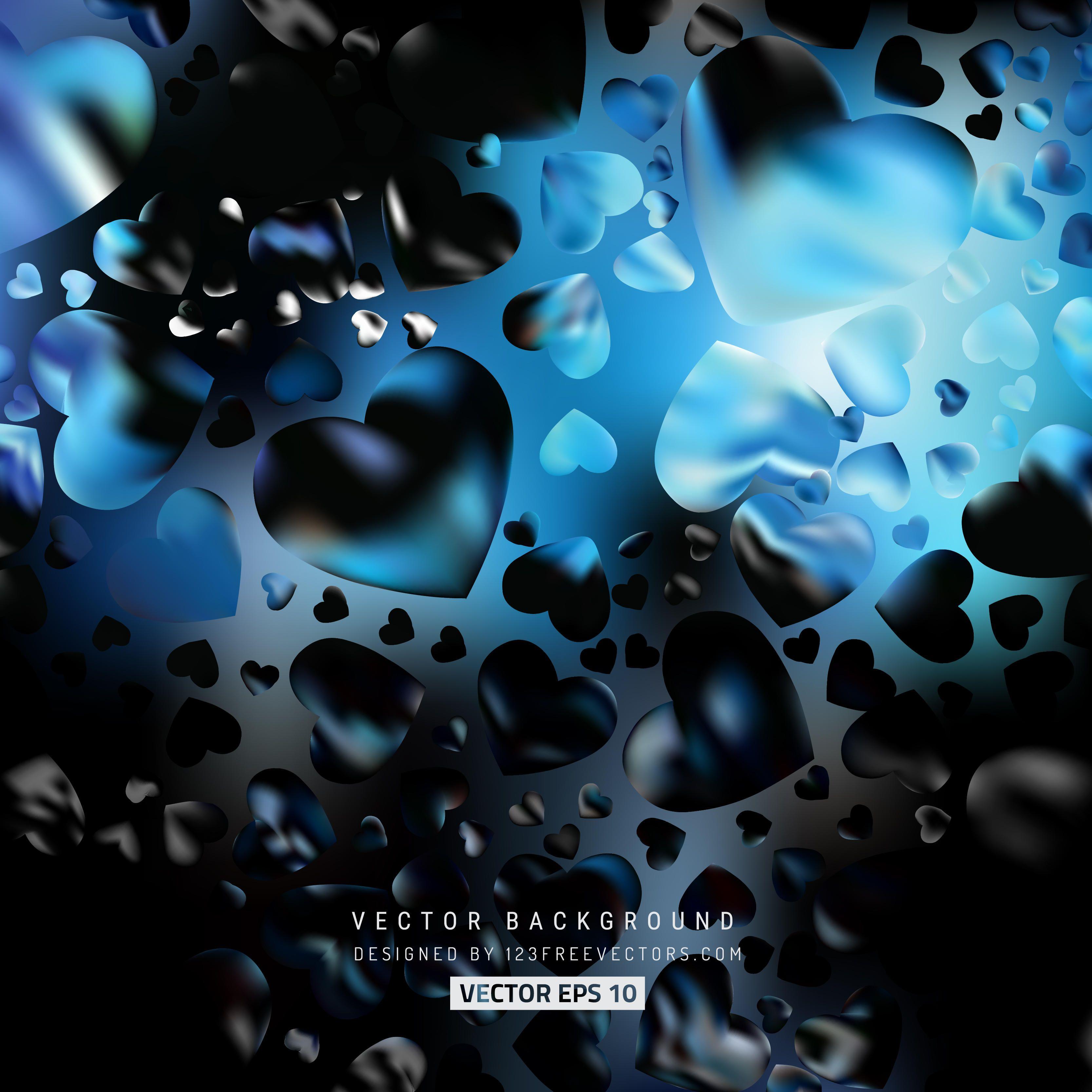 Black and Blue Hearts Wallpapers Top Free Black and Blue Hearts