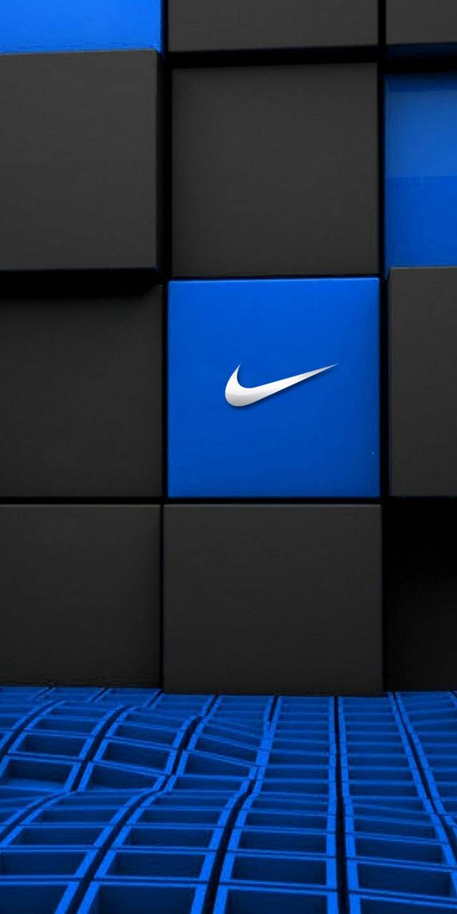640x1280 nike blue fix wallpaper