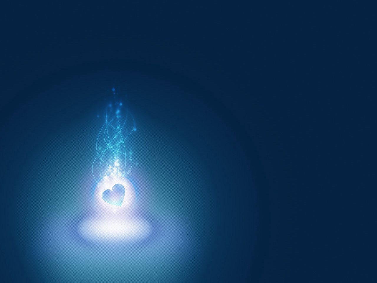 1280x960 Download wallpaper 1280x960 abstract, black, blue, heart standard 4:3 HD background