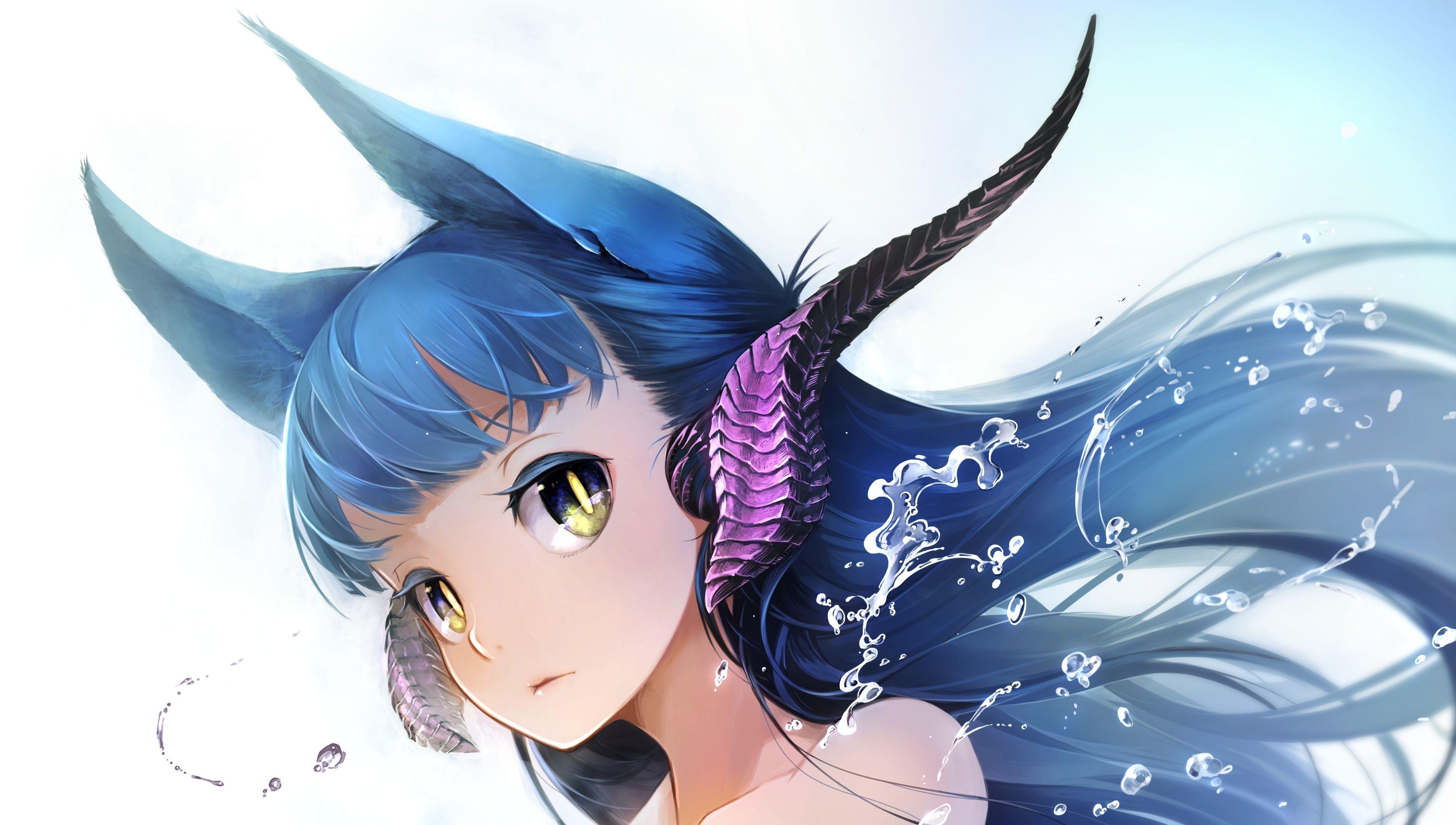 Blue Hair Anime Girl - wide 7