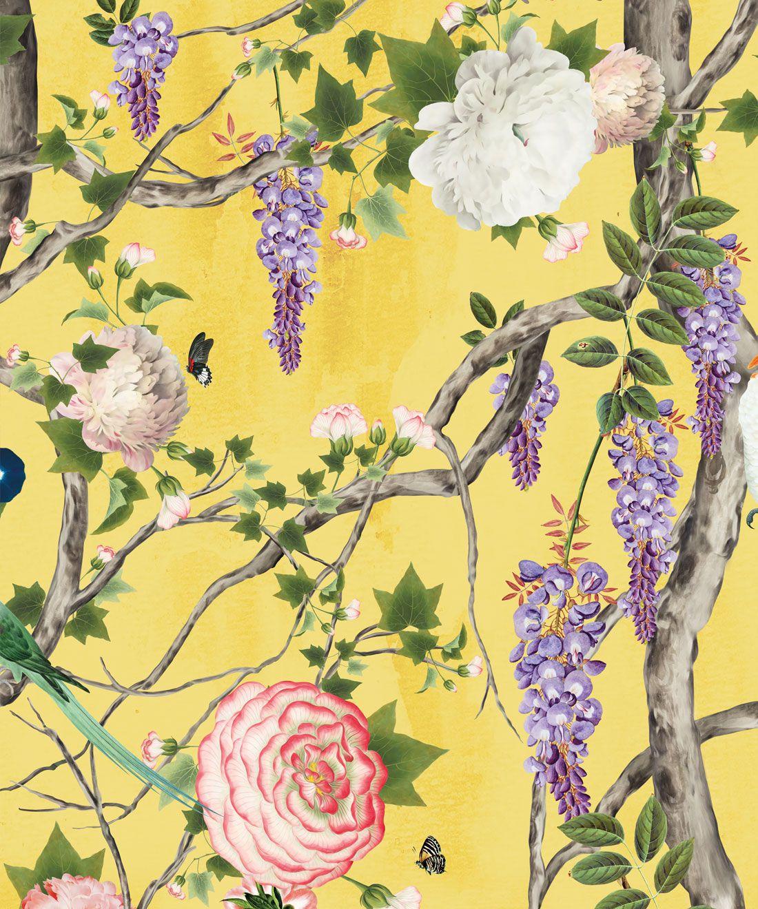 1100x1320 Empress Wallpaper • Chinoiserie Floral Wallpaper EU