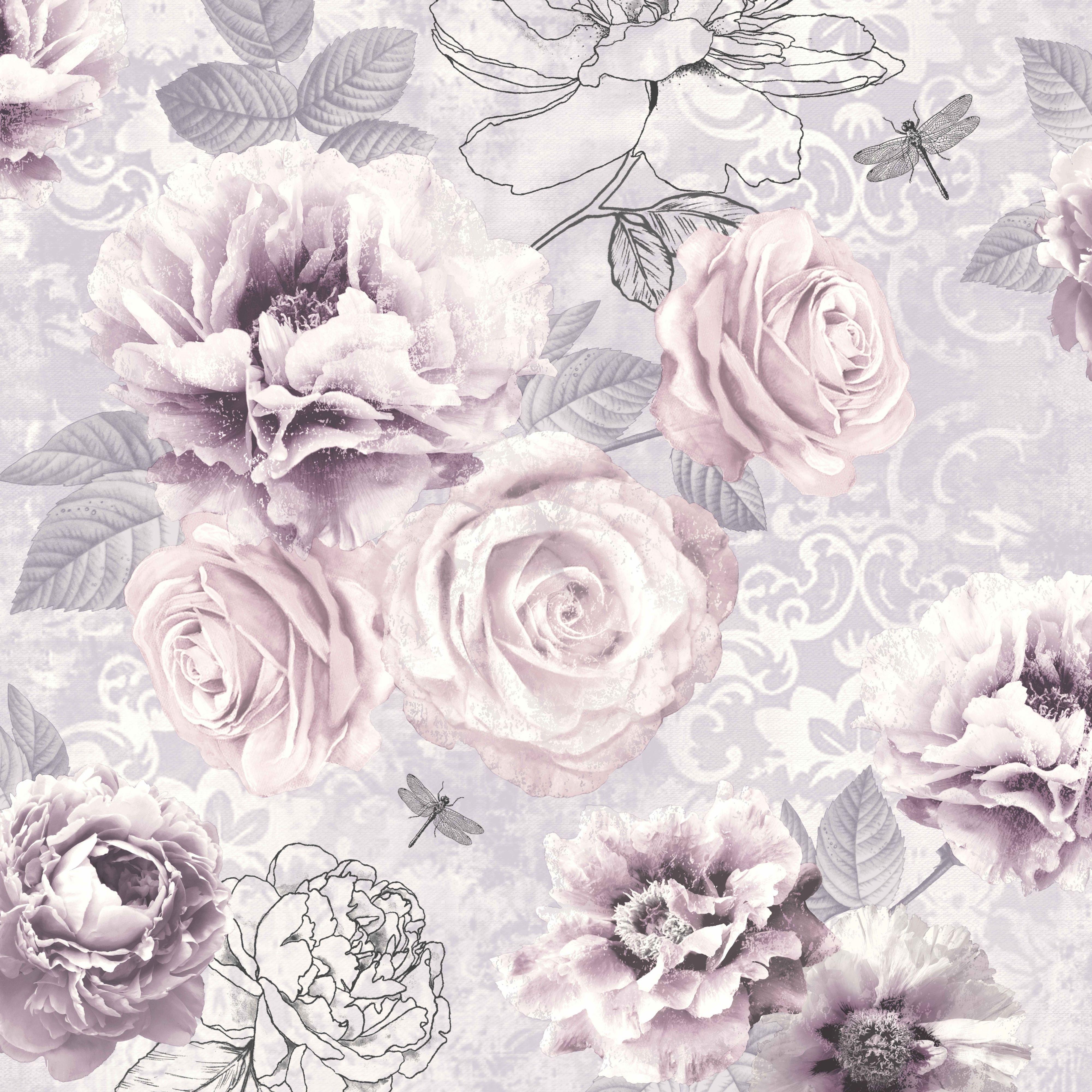 4000x4000 Purple and Grey Wallpaper