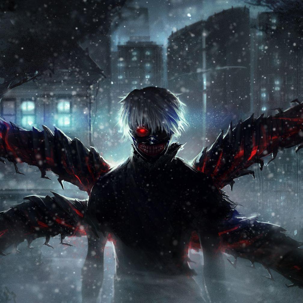1008x1008 Steam Workshop::[5K] Tokyo Ghoul (Kaneki) Animated Wallpaper With OP 1 Music
