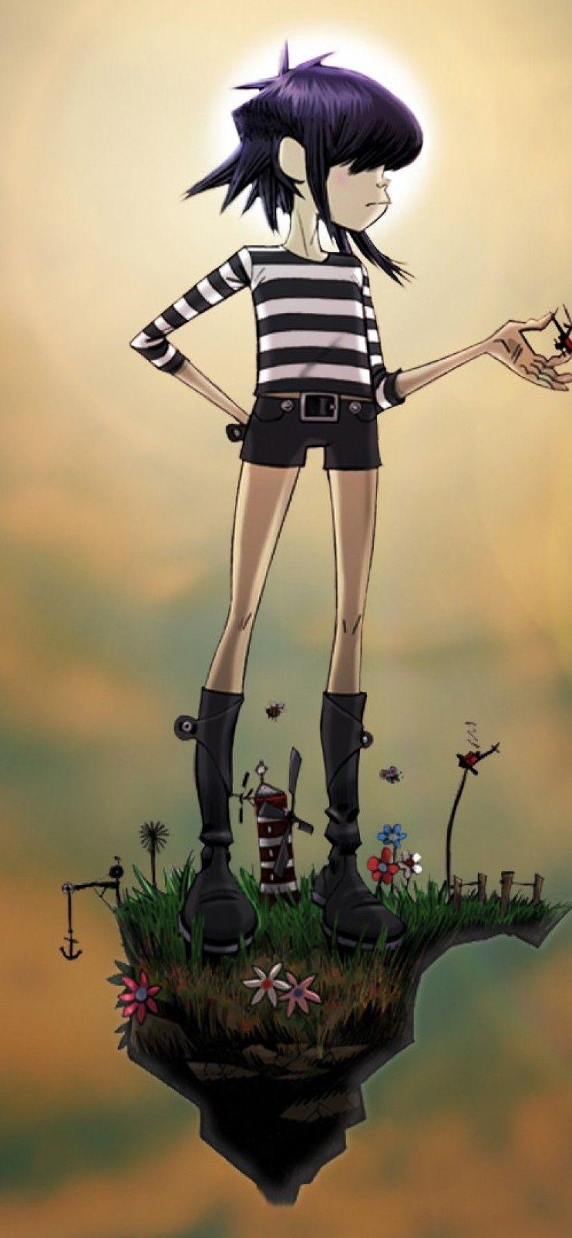 828x1792 iPhone Xr Gorillaz Wallpaper 2 Noodle Gorillaz