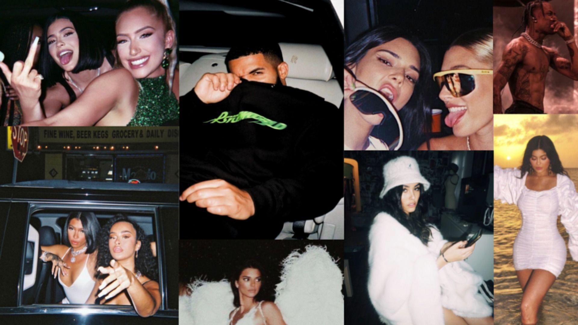 1920x1080 kylie, kendall, travis, madison, stassie etc // carmenegiyan. Kendall jenner wallpaper, Desktop wallpaper art, Drake wallpaper