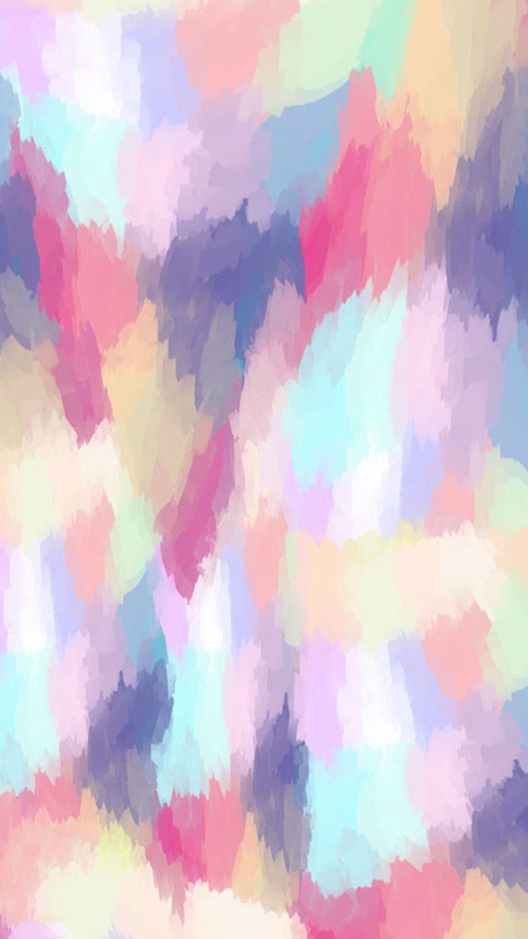 1080x1920 Sky, Pink, Watercolor paint, Cloud, Pattern, Magenta Free Phone Wallpaper