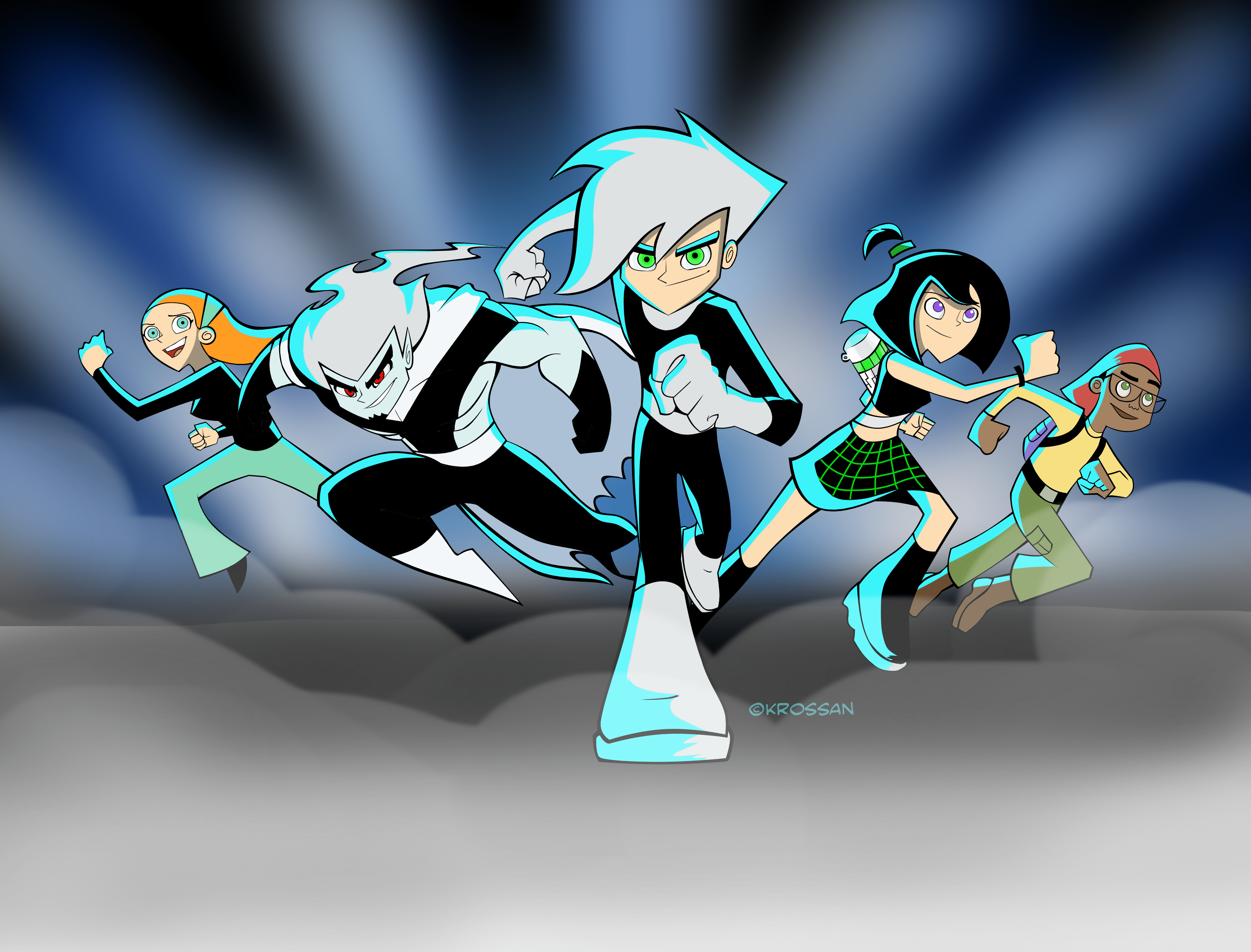 3357x2556 Danny Phantom Background .