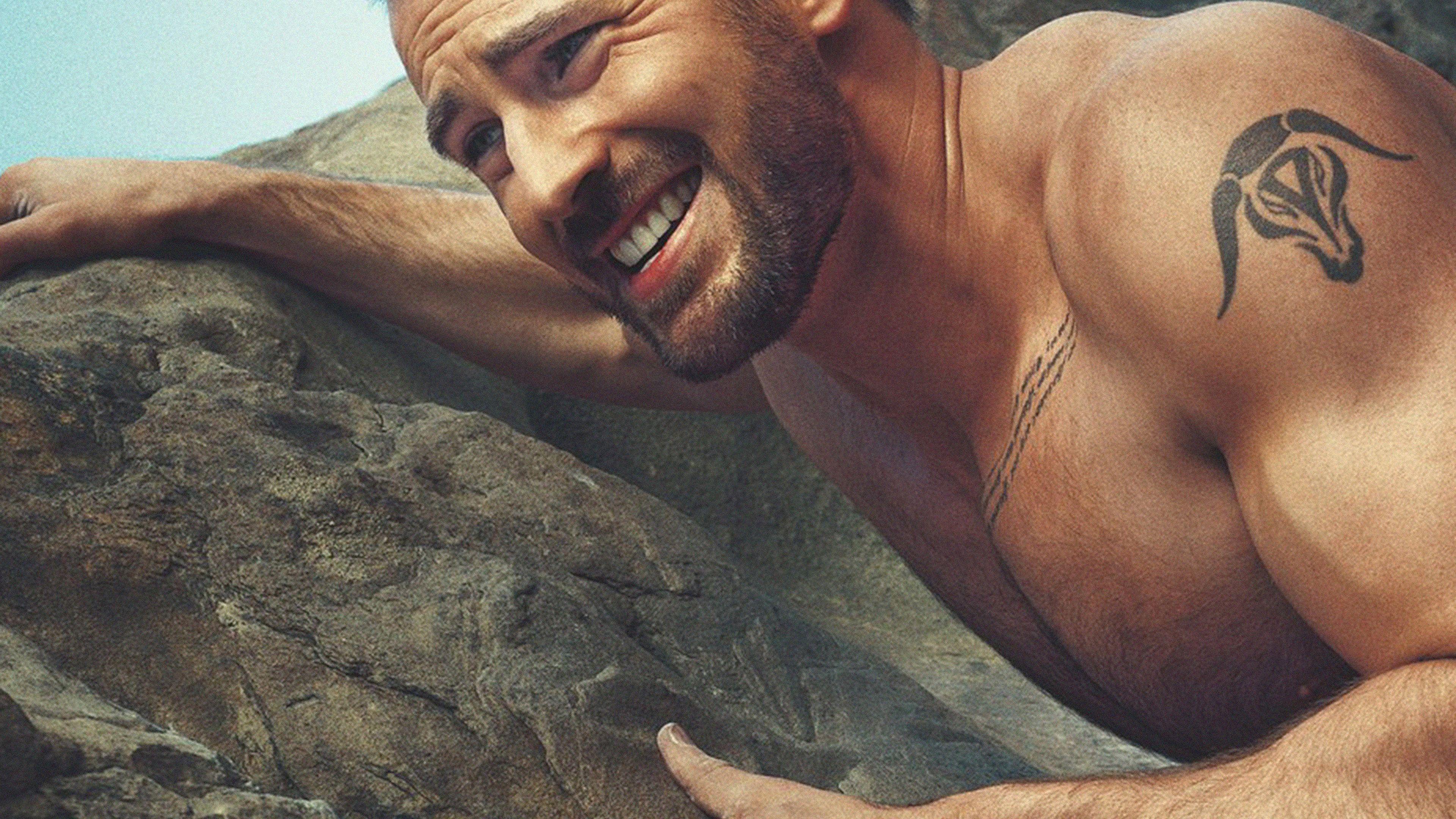 3840x2160 wallpaper for desktop, laptop. chris evans rock climbing star