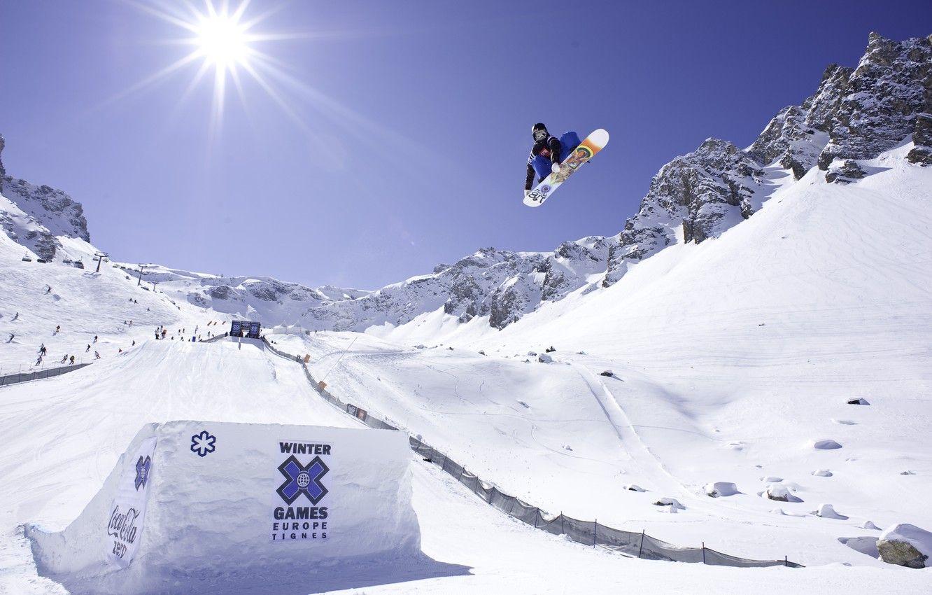 1332x850 Wallpaper Travis Rice, X Games, Grab, Snowboarding Image For Desktop, Section спорт