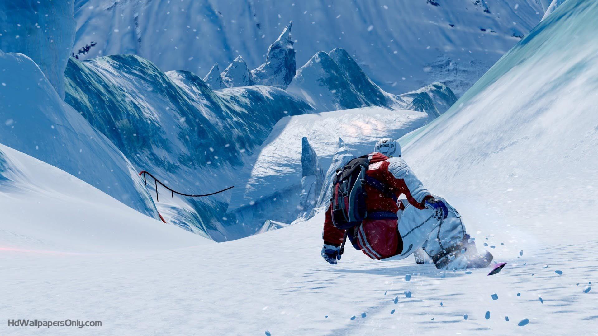 1920x1080 Extreme Snowboarding