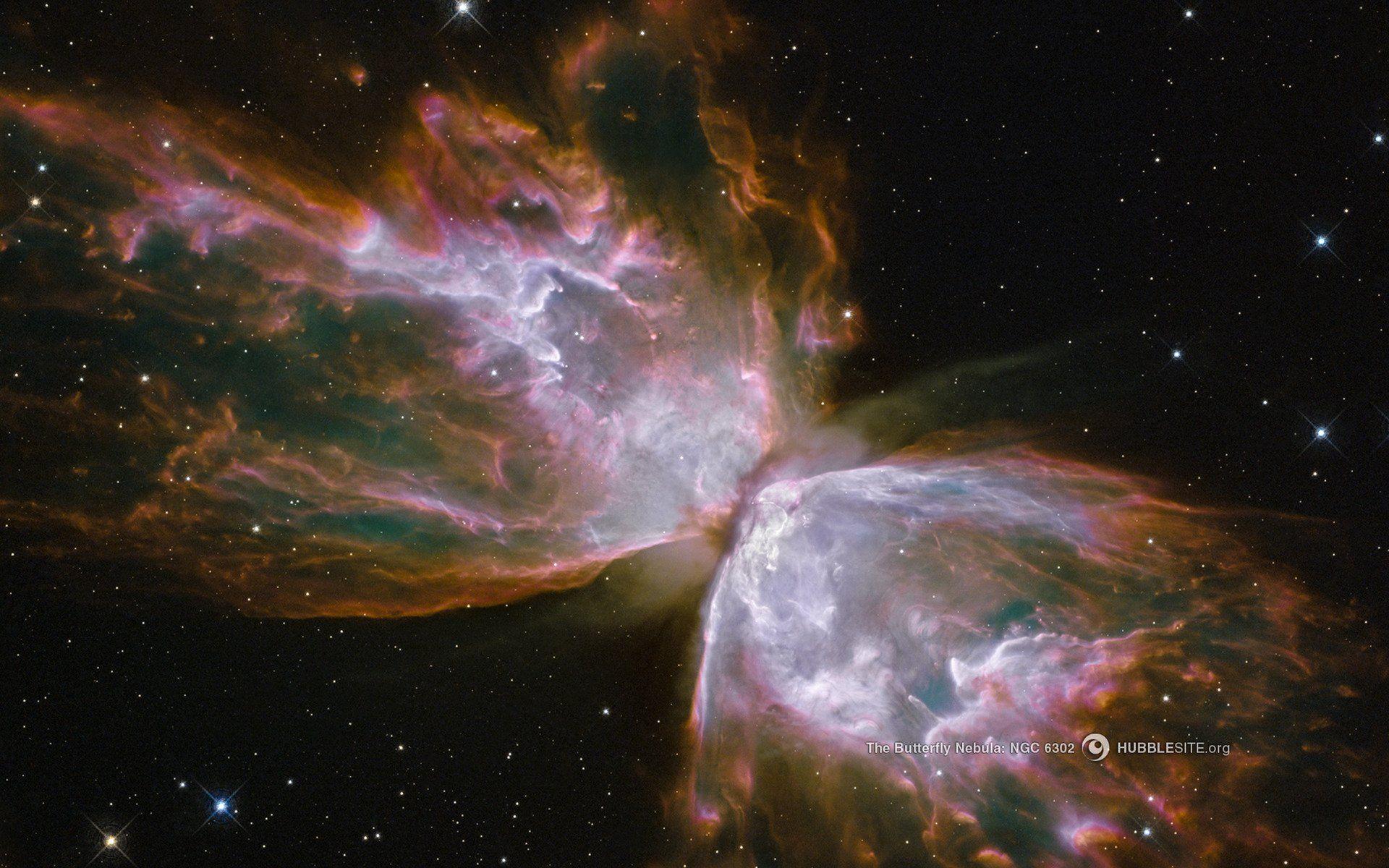 1920x1200 Butterfly Nebula Space Wallpaper