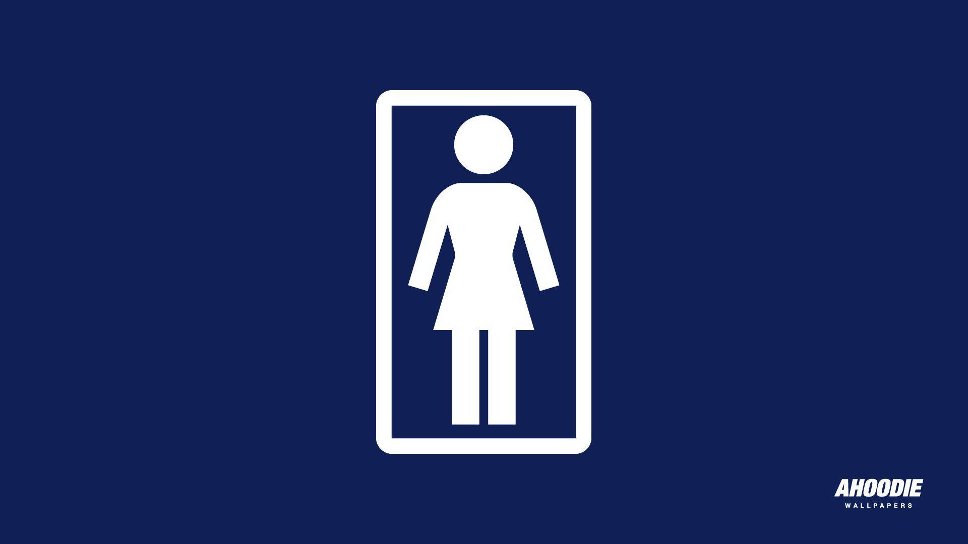 1920x1080 Girl Skateboard Logo Wallpaper