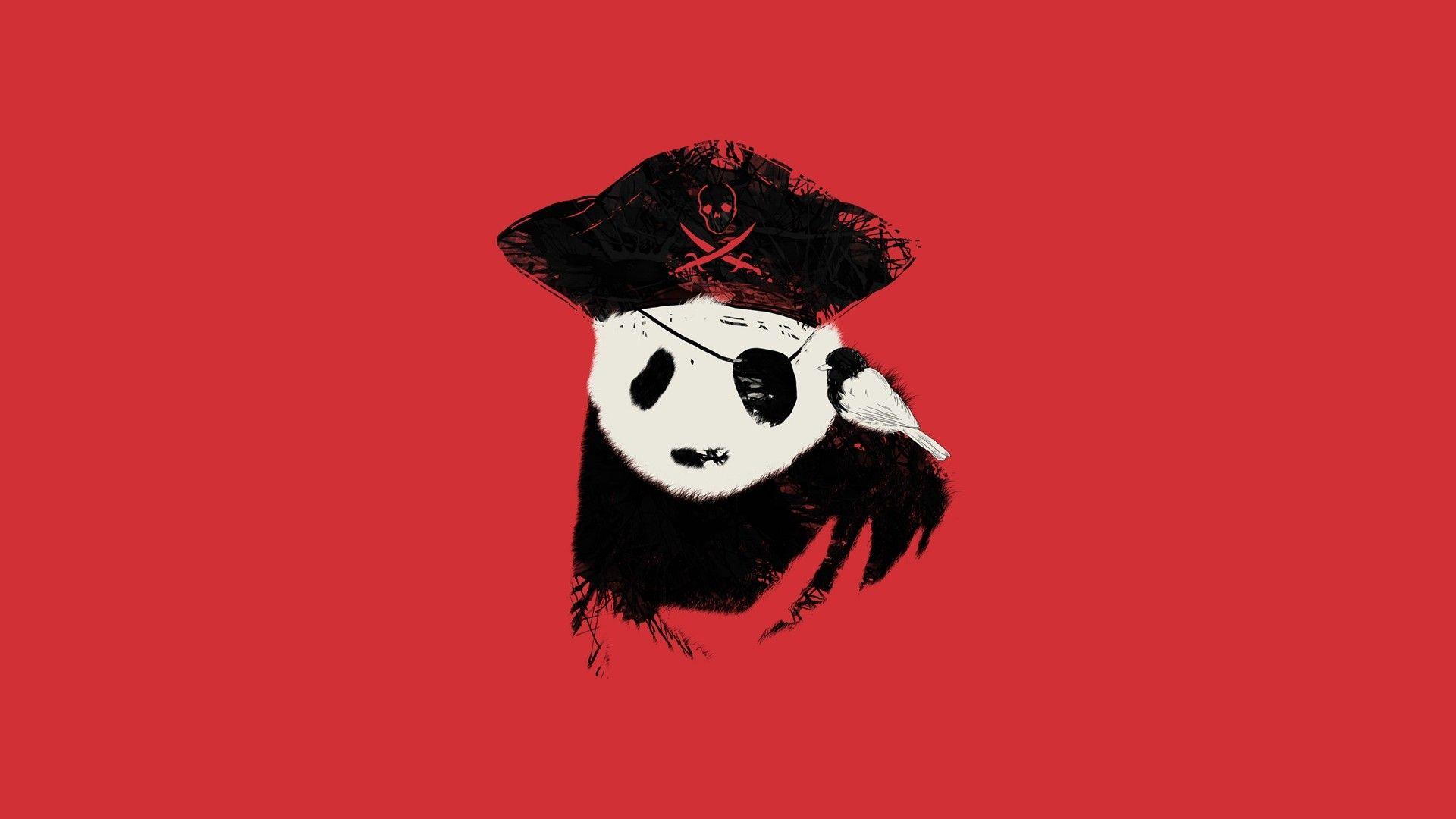 1920x1080 Oso Panda Pirata