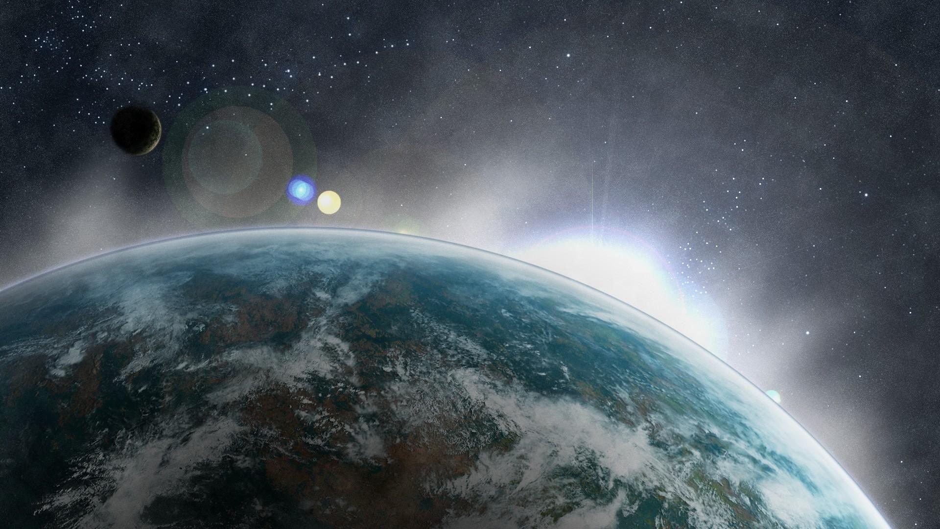 1920x1080 Destination outer space science fiction wallpaper