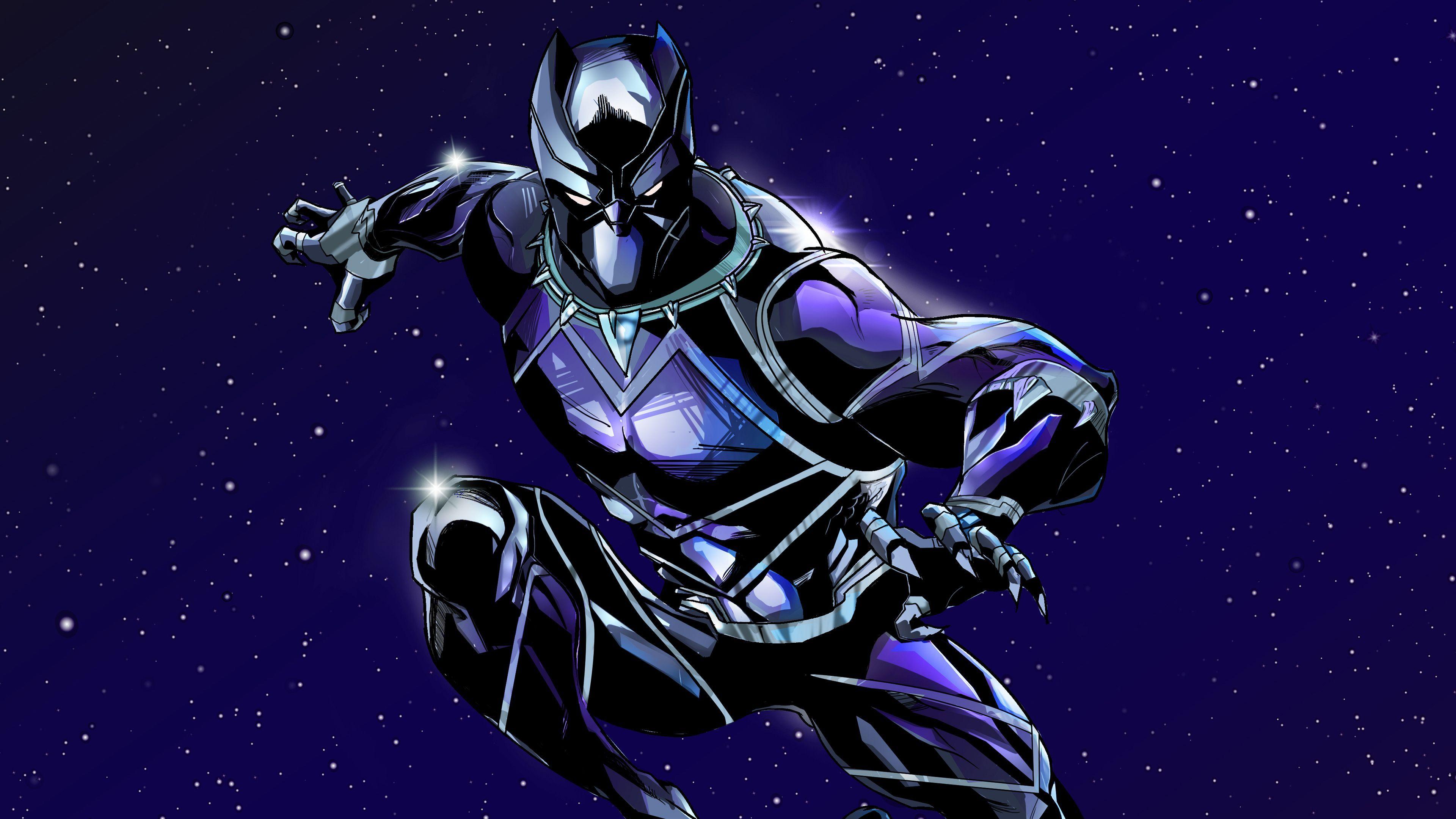 3840x2160 Black Panther Wallpaper