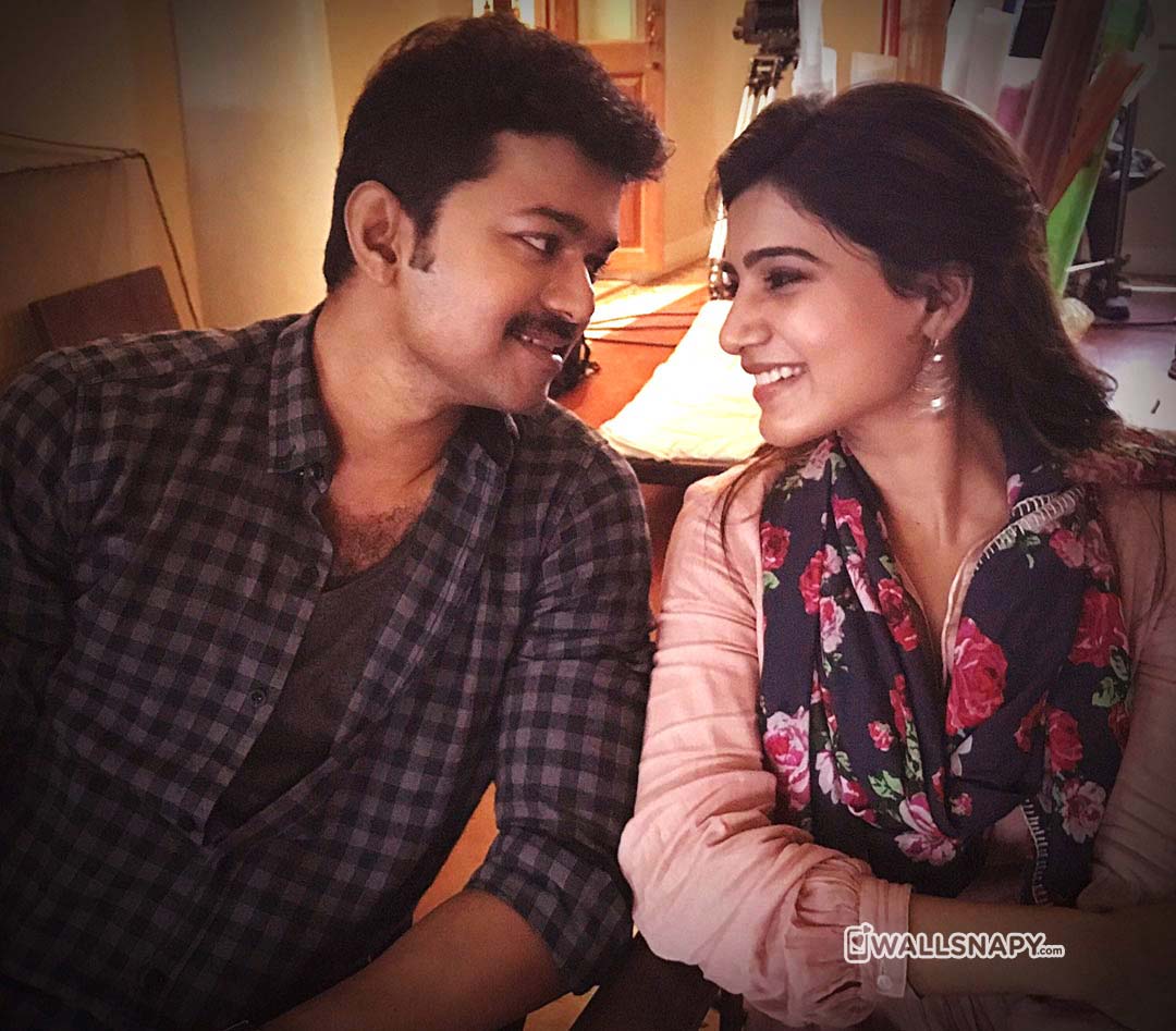 1080x947 Vijay Samantha Mersal Image HD Wallpaper