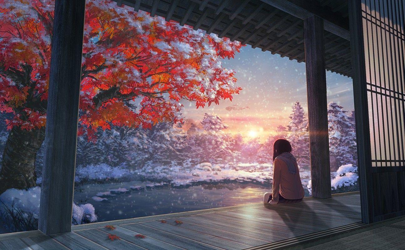 1294x800 Japanese Anime Wallpaper For PC