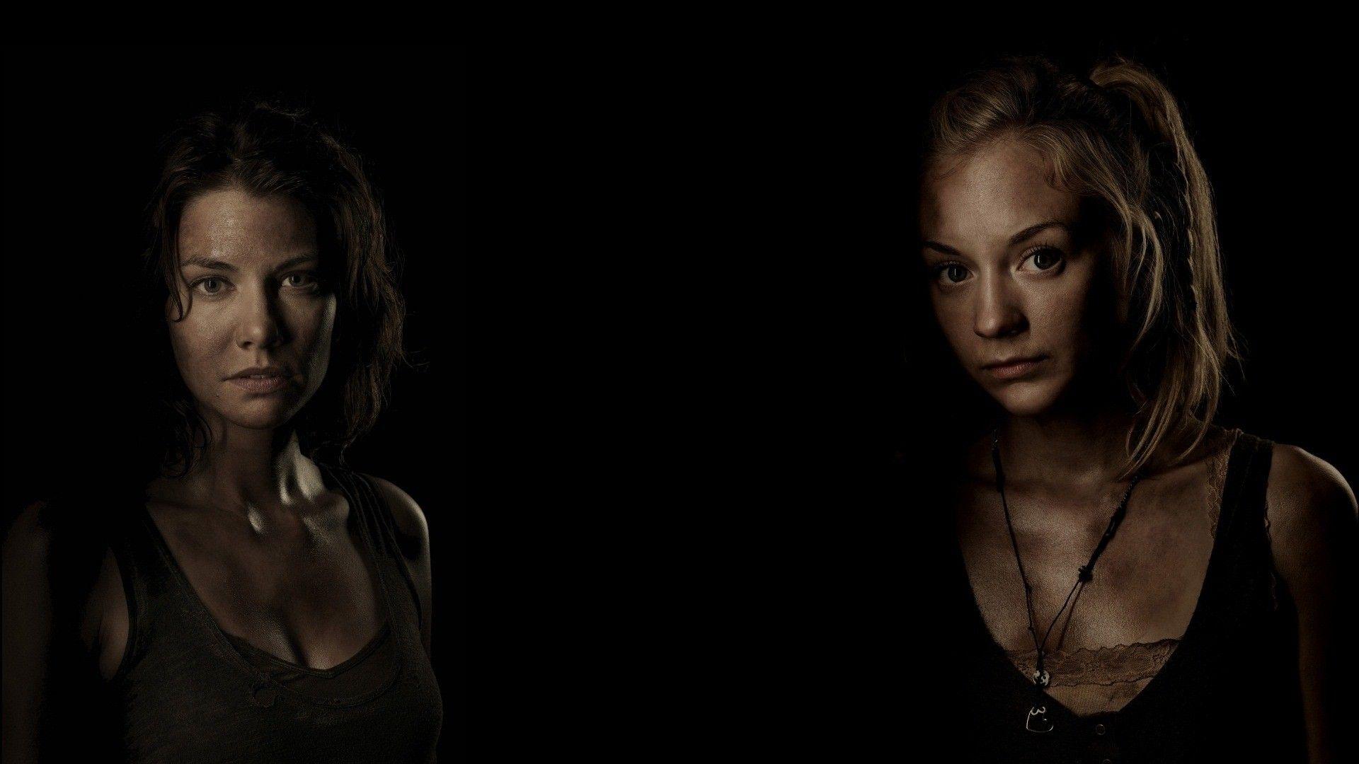 1920x1080 The Walking Dead, Emily Kinney, Lauren Cohan, Maggie Greene Wallpaper HD / Desktop and Mobile Background