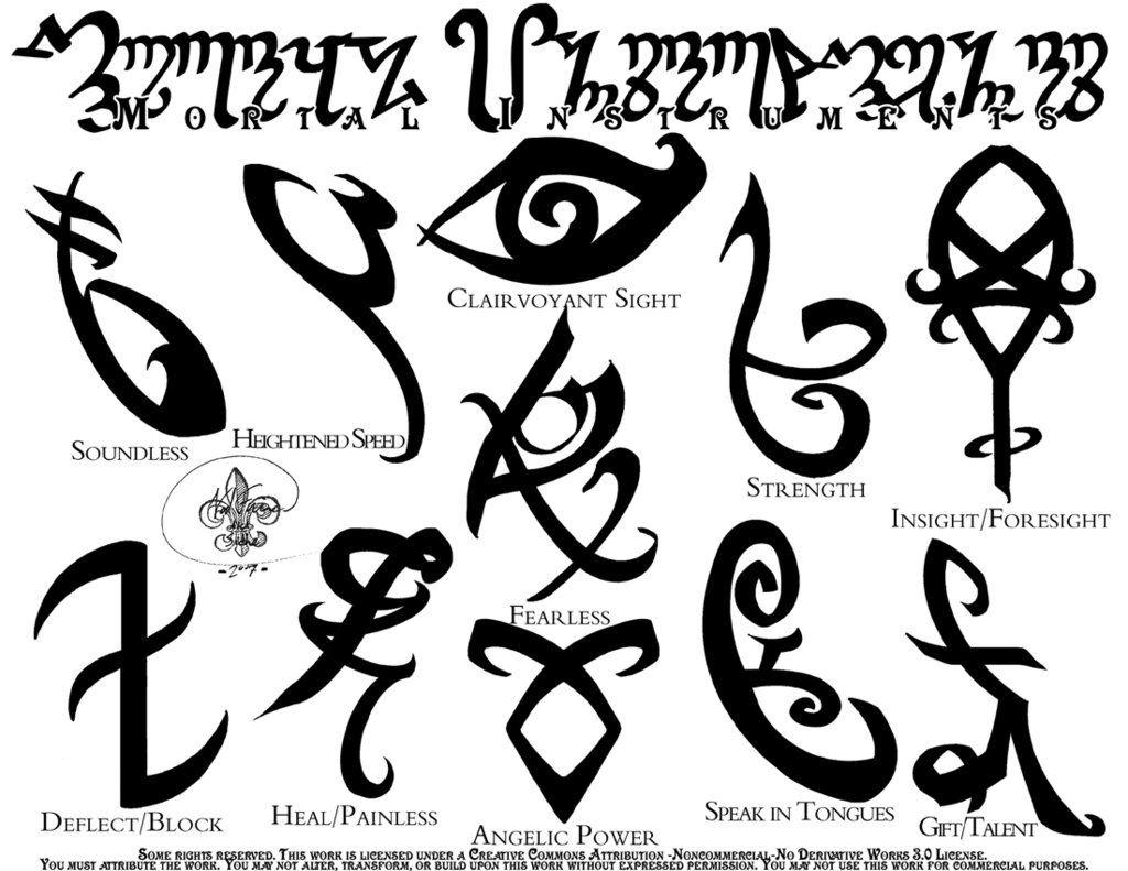 mortal instruments angelic rune wallpaper