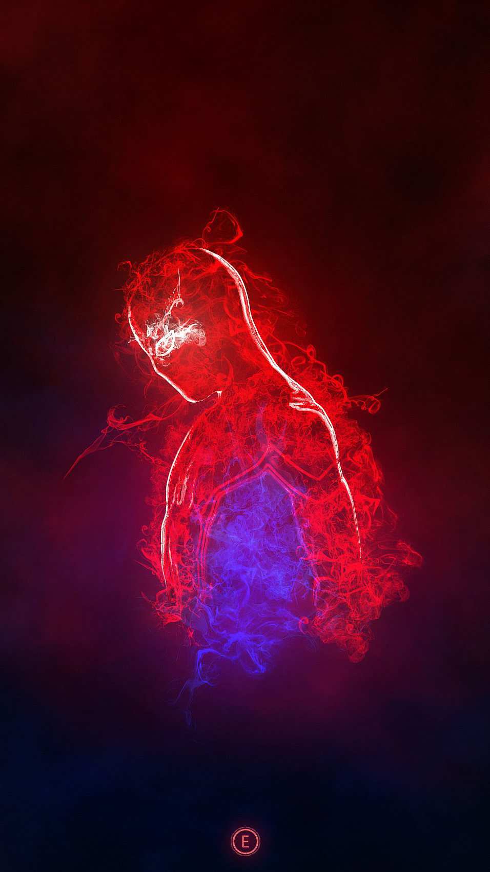 956x1700 Neon Art Wallpaper