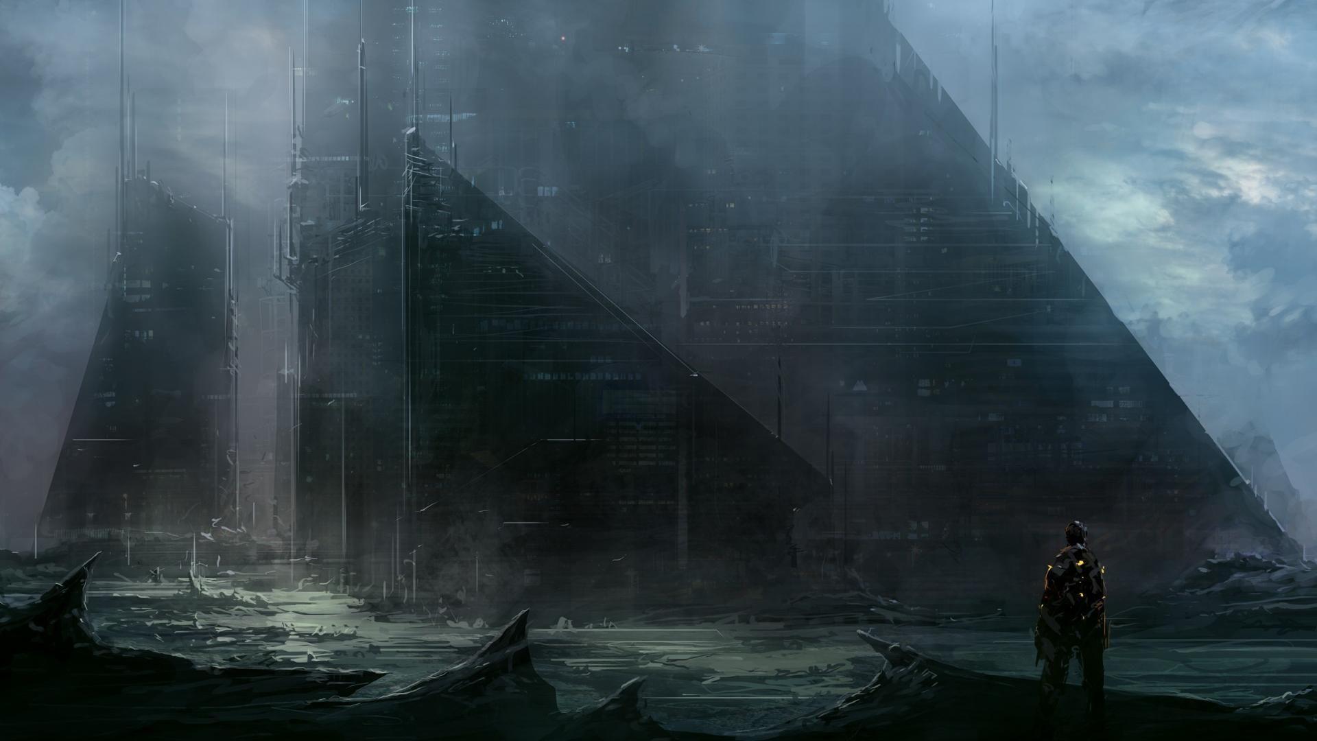 1920x1080 artwork digital art drawings science fiction wallpaper