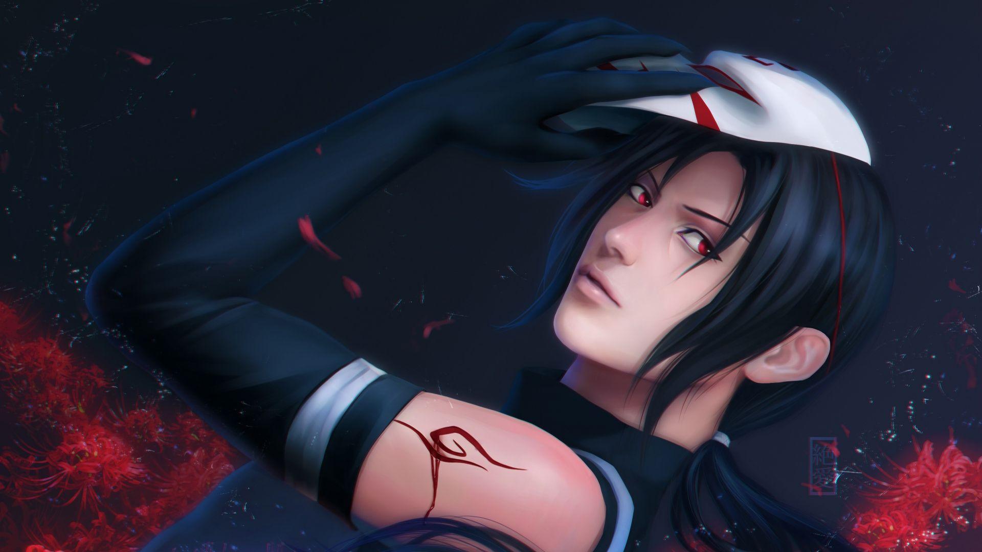 1920x1080 Download 1920x1080 HD Wallpaper naruto mask sight itachi uchiha, Desktop Background HD