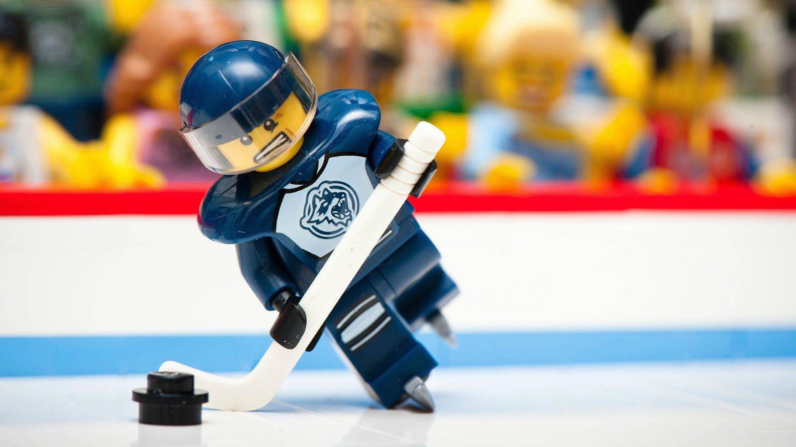 2560x1440 LEGO, Ice hockey, NHL, Puck, Hockey, Skates, Ice, Rink, Hockey stick, Visors HD Wallpaper / Desktop and Mobile Image & Photo