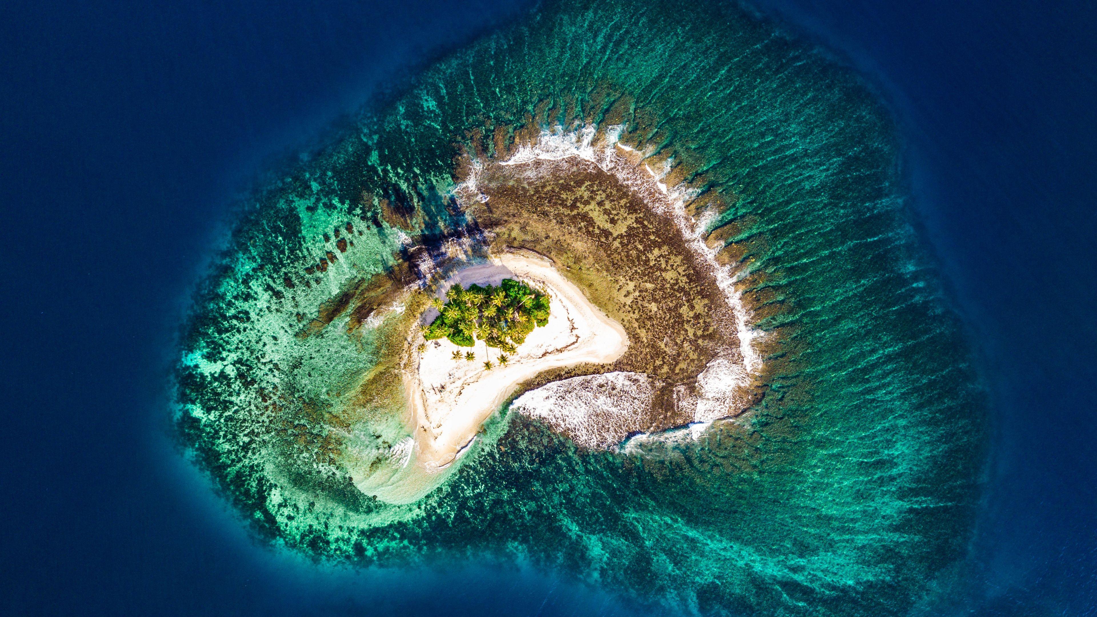 3840x2160 Beach Cliff Aerial 4K .