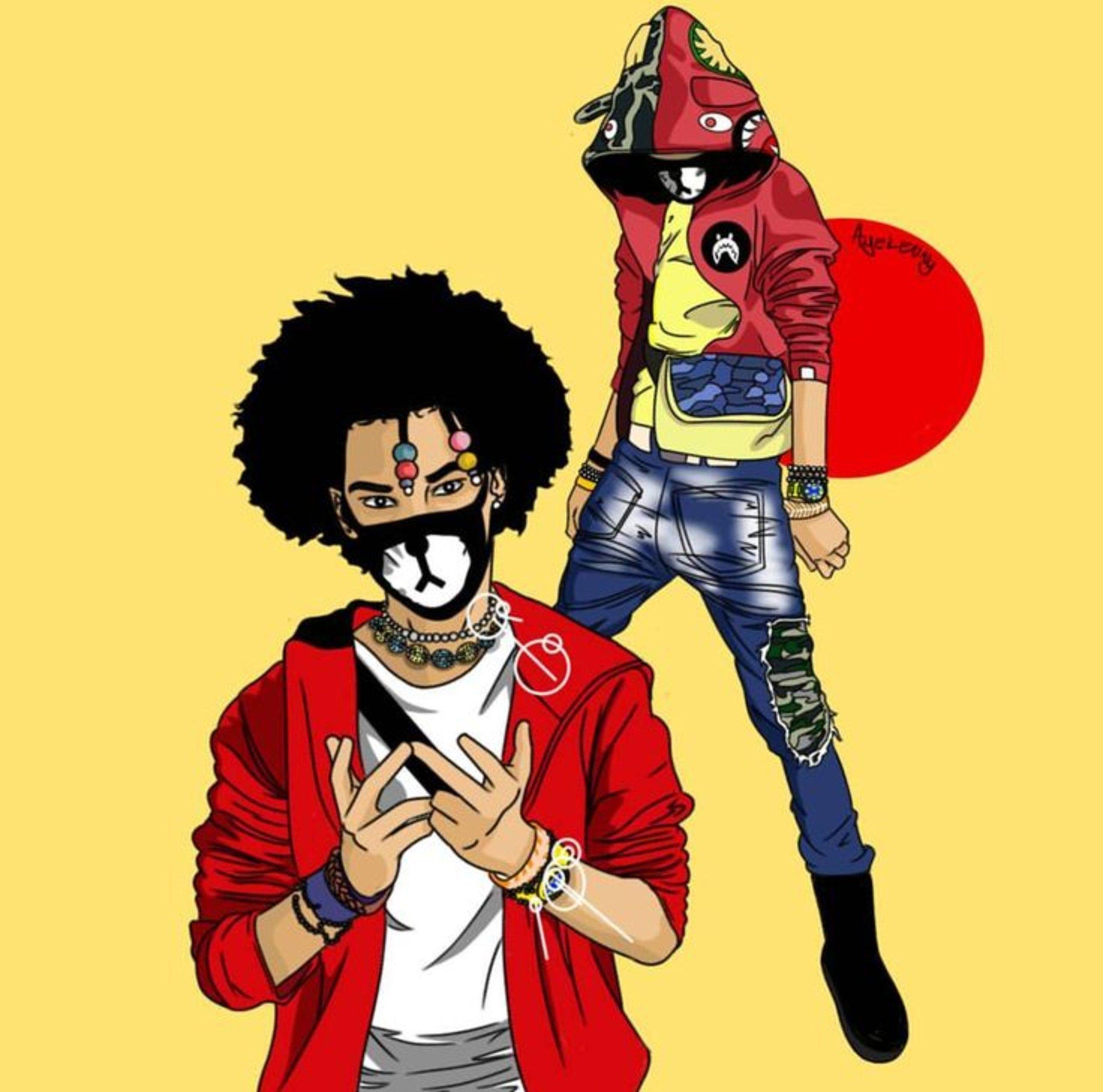 2585x2560 Unique Ayo and Teo Wallpaper. Ayo and teo, Ayo, Black cartoon characters