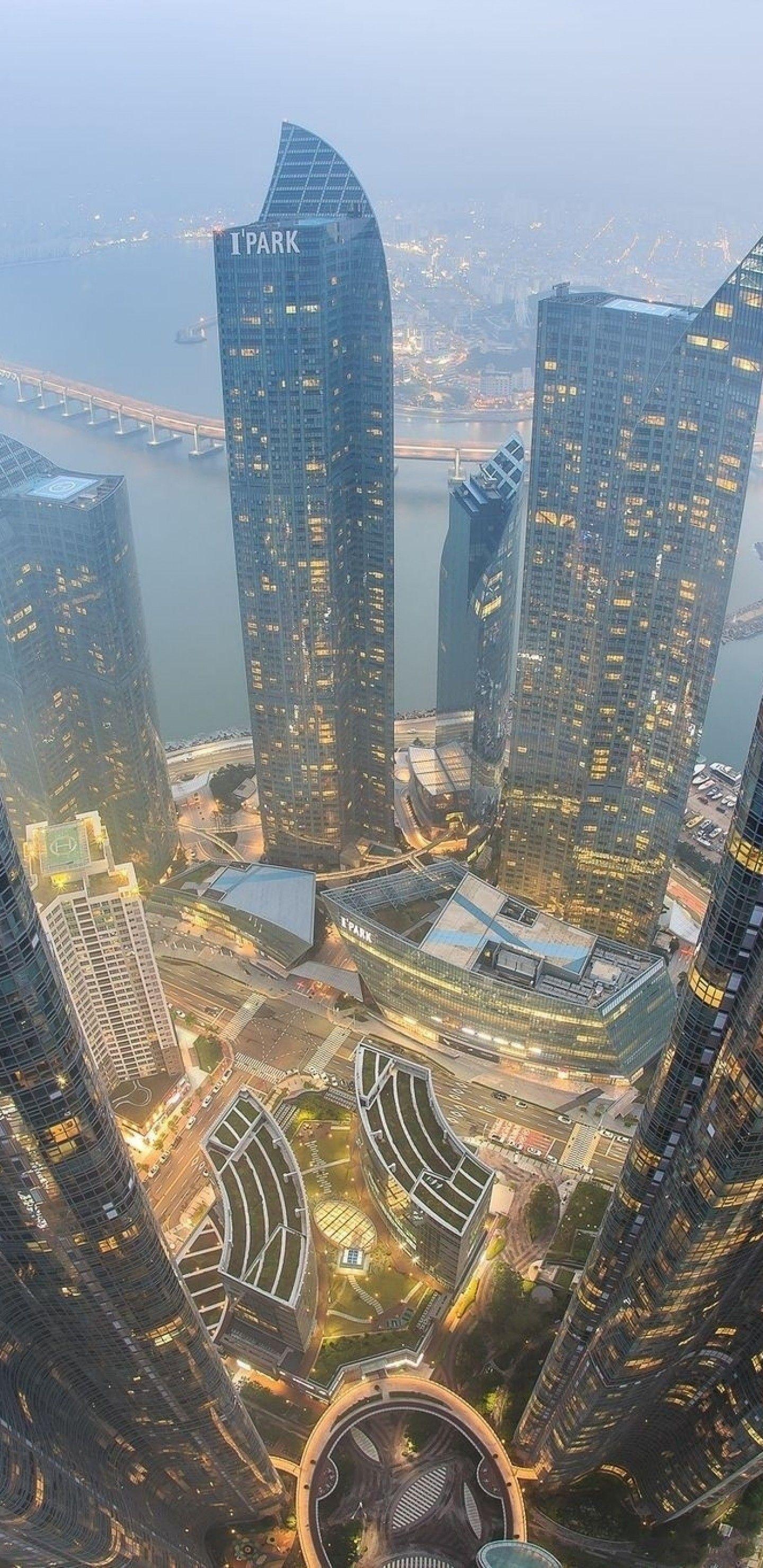 1440x2960 Download 1440x2960 South Korea, Haeundae I Park Marina, Busan