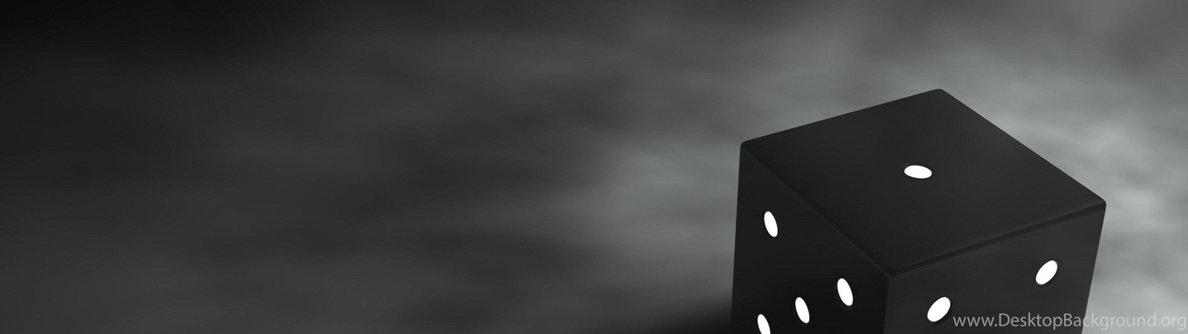 3840x1080 Black Dice 3D Ultra HD Wallpaper HD Wallpaper & 4K Wallpaper. Desktop Background