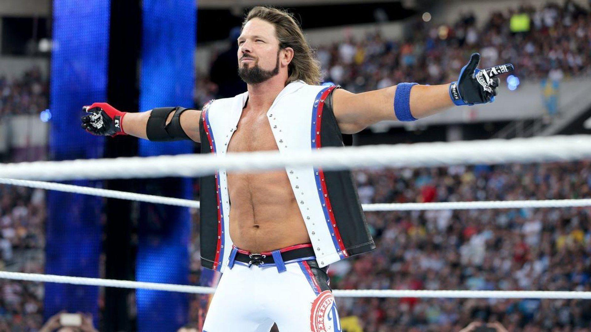 1920x1080 Aj Styles Wrestlemania 33
