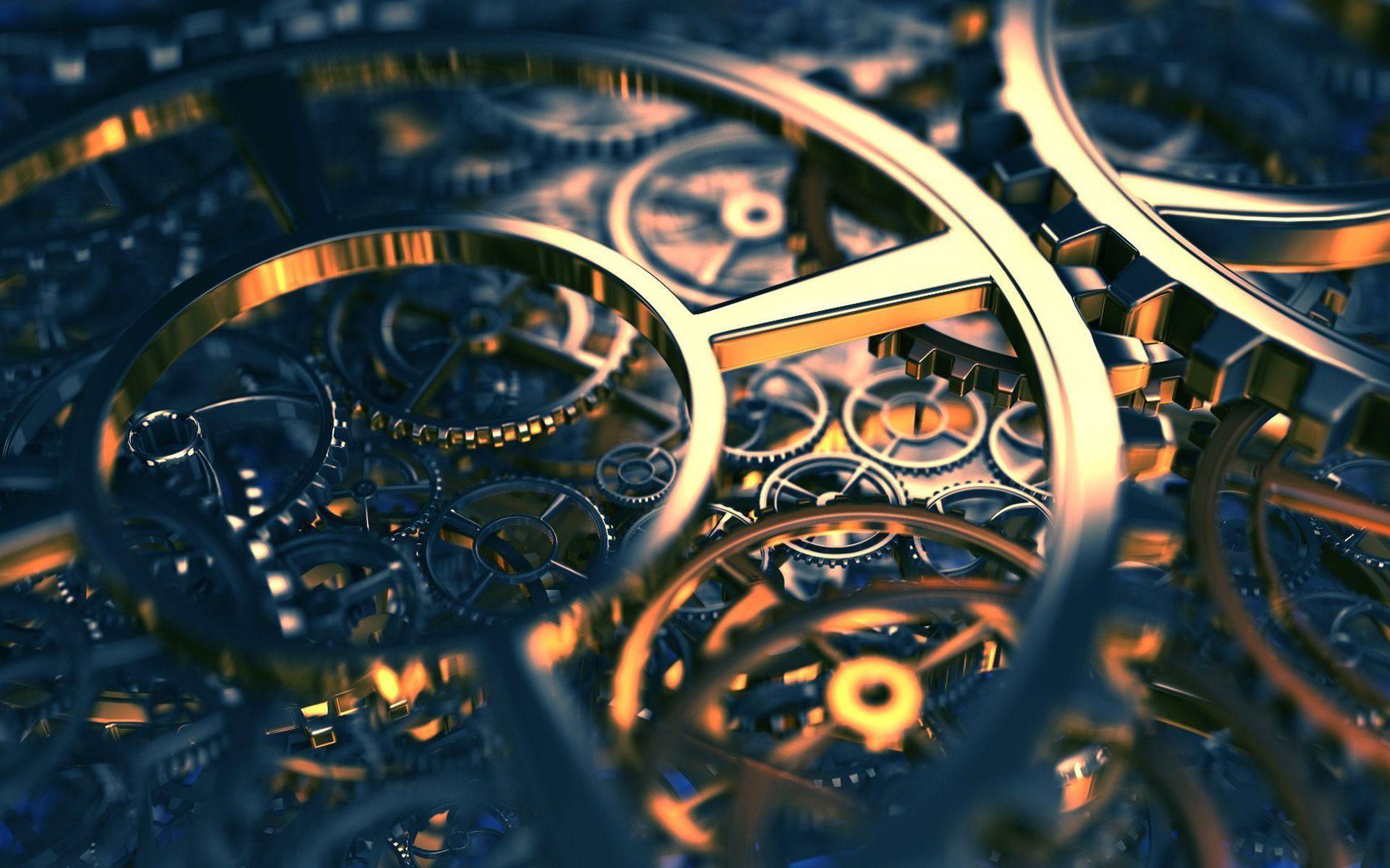 1920x1200 Golden Gears Golden Gears is an HD desktop wallpaper posted in our free image collection of awe. Steampunk wallpaper, Steampunk background, Technology wallpaper