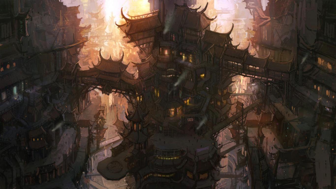1366x768 Awesome Steampunk Free Wallpaper Id Sci Fi Background Wallpaper & Background Download
