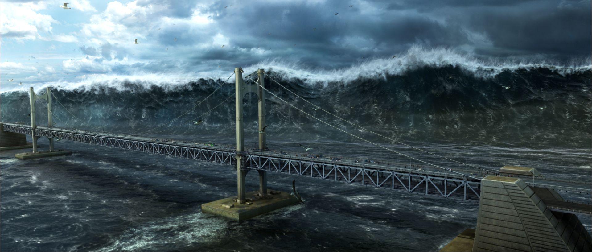 1920x817 Tidal Wave Wallpaper
