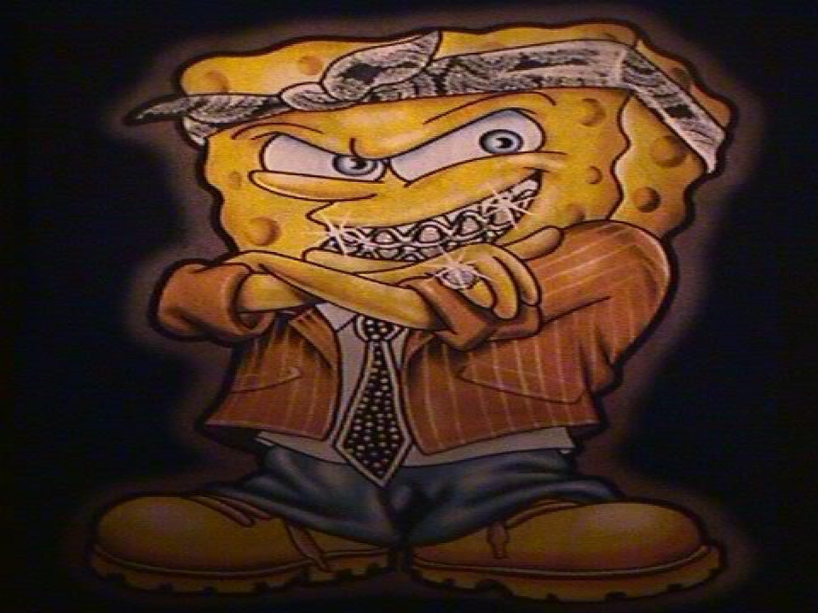 2800x2100 Gangsta Spongebob Wallpaper
