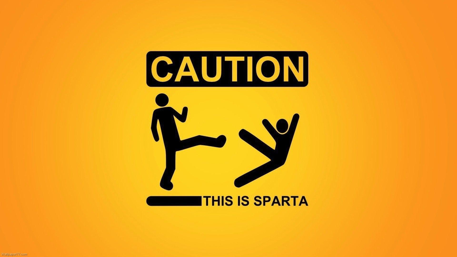 1920x1080 Computer Wallpaper Bright Yellow. Best Wallpaper HD. Funny facebook cover, Funny signs, Sparta
