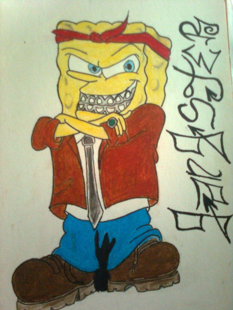 900x1200 More Like Gangsta Spongebob