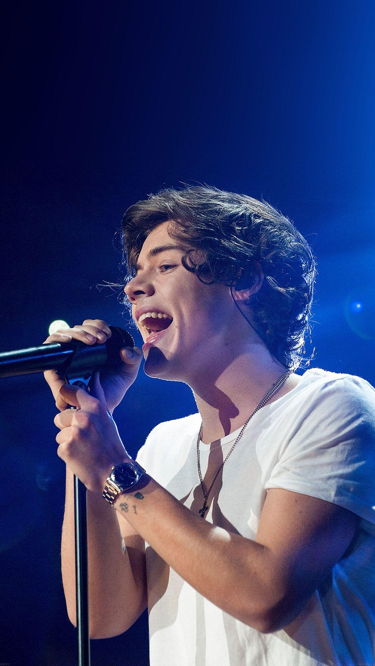 1242x2208 Harry Styles Band Music Android Wallpaper