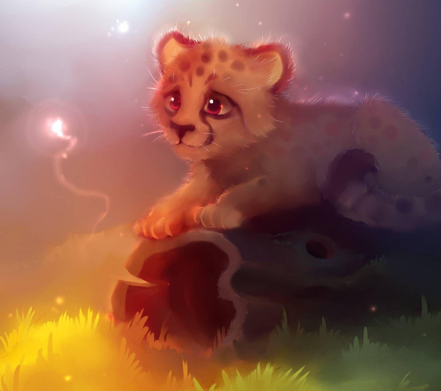 1443x1280 Cute Lion Cub wallpaper